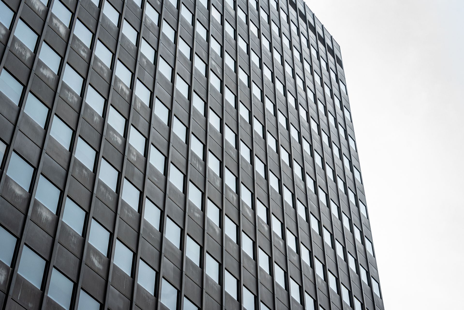 Office tower facade in London
